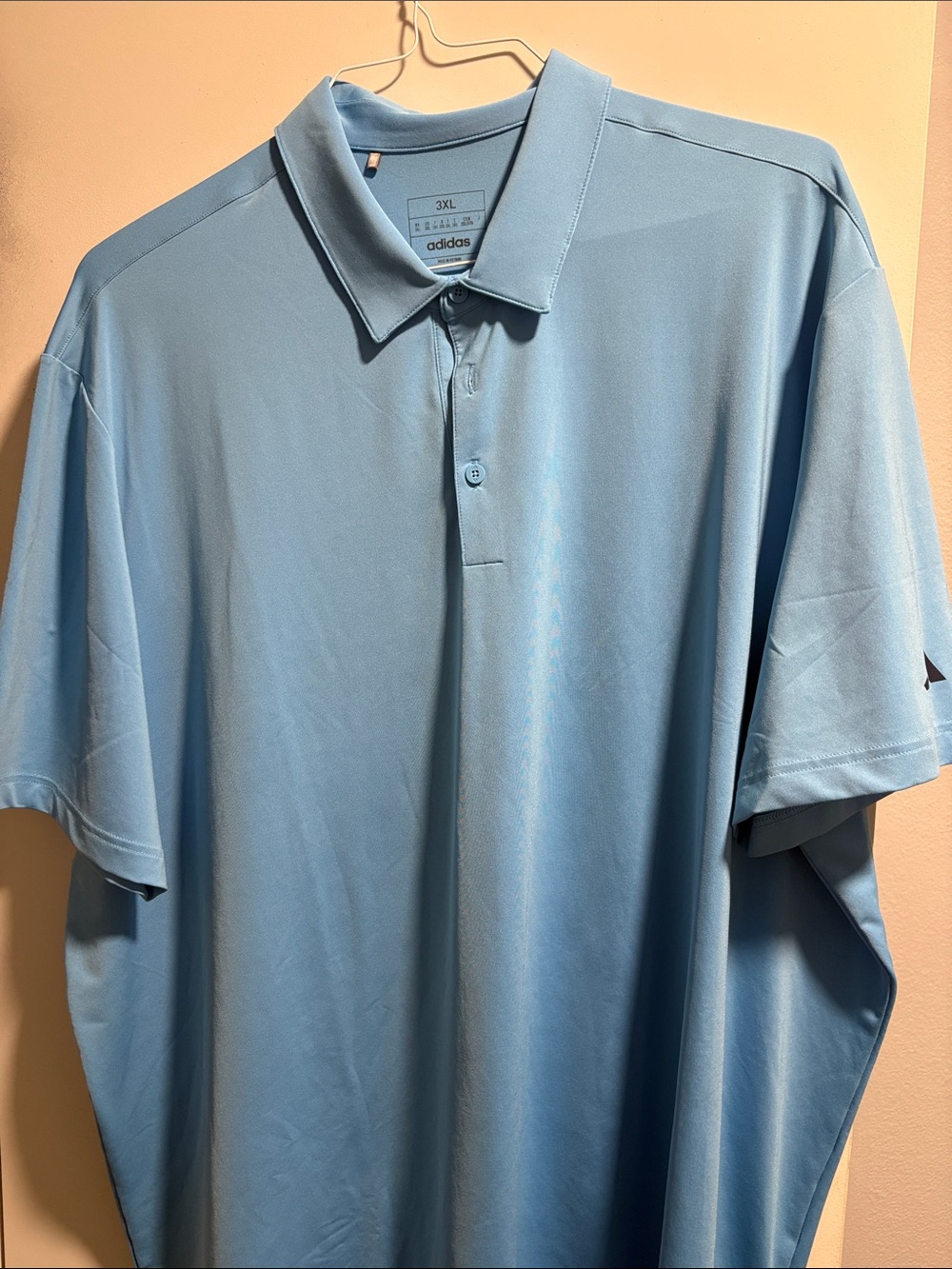 adidas Men’s Sky Blue Polo Shirt